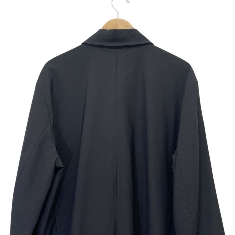 Banana Republic Y2K Trench Coat Black Raincoat Men’s Size XL Vintage Spring 2001 - Picture 6 of 11